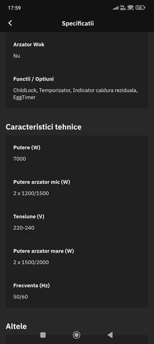 Plita incorporabila GORENJE GI6401BSCE, Inductie, 4 arzatoare, Touch C