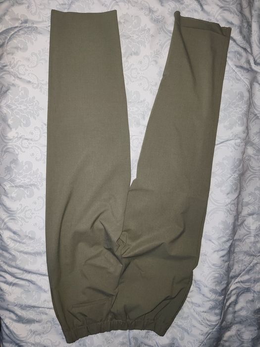 Син / сив / кафяв / зелен дълъг официален панталон