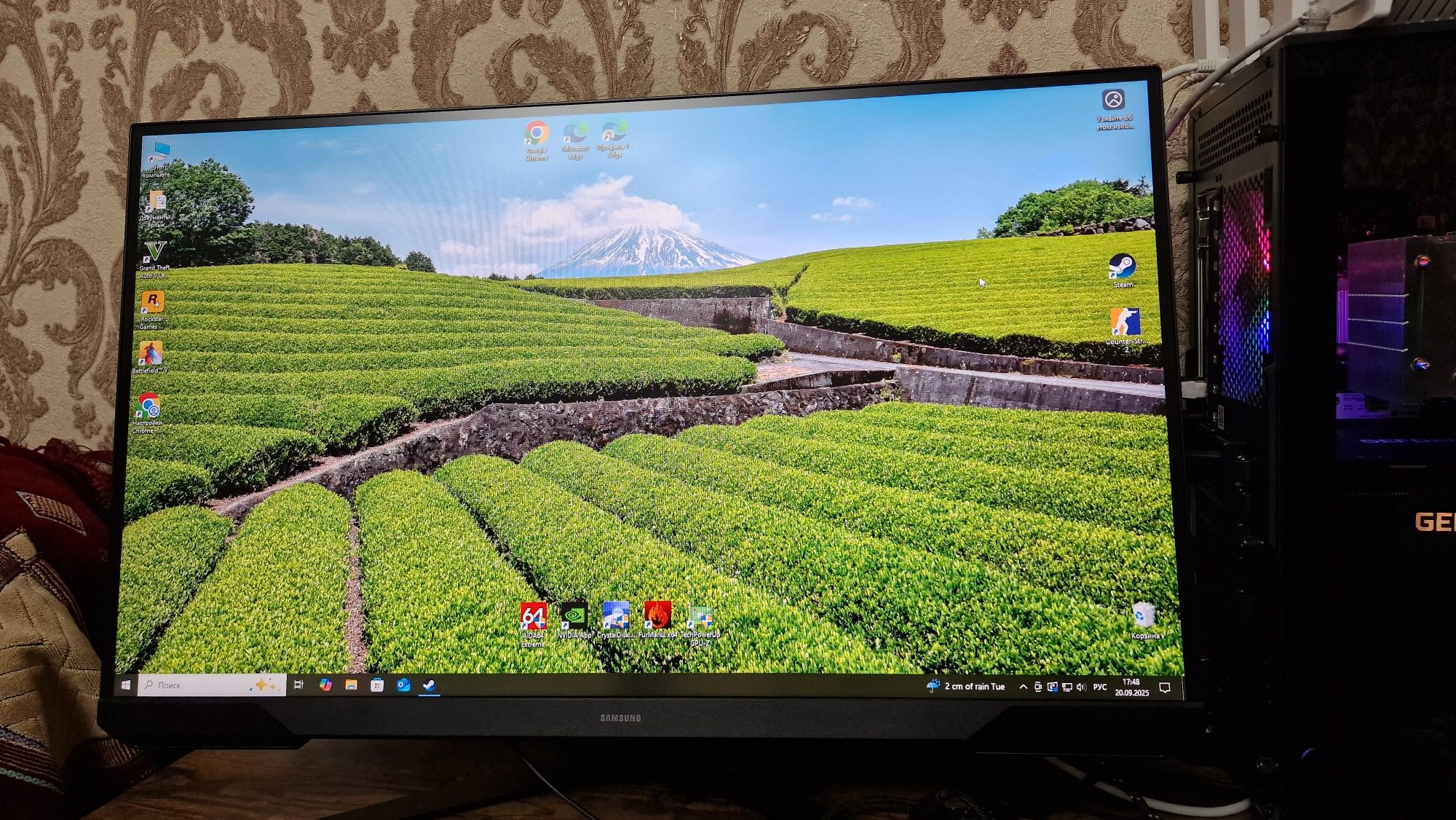 Игровой компьютер core i5 12400f, rtx 3070