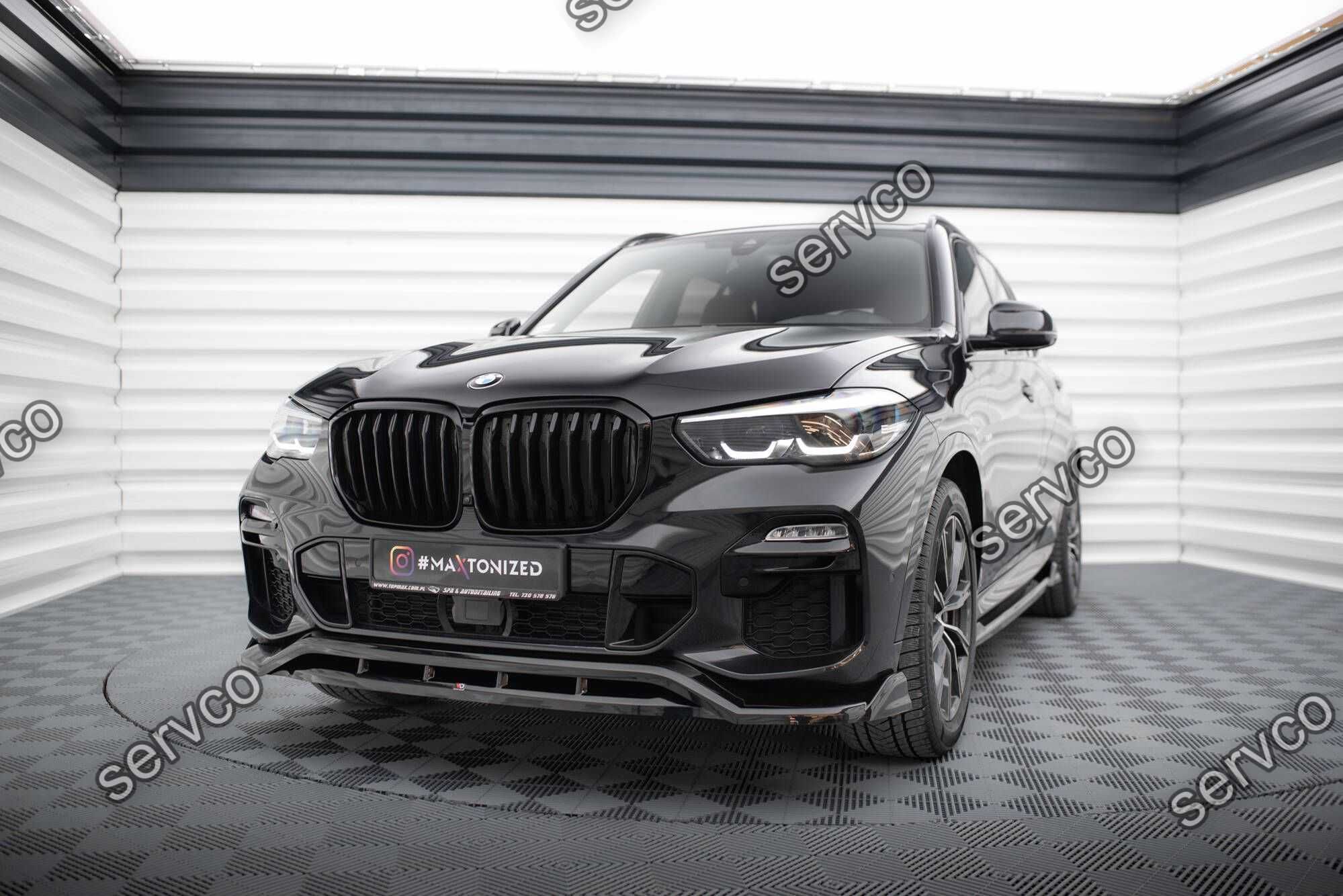 Prelungire bara fata lip Bmw X5 G05 M-Pachet 2018-2023 v2 - Maxton