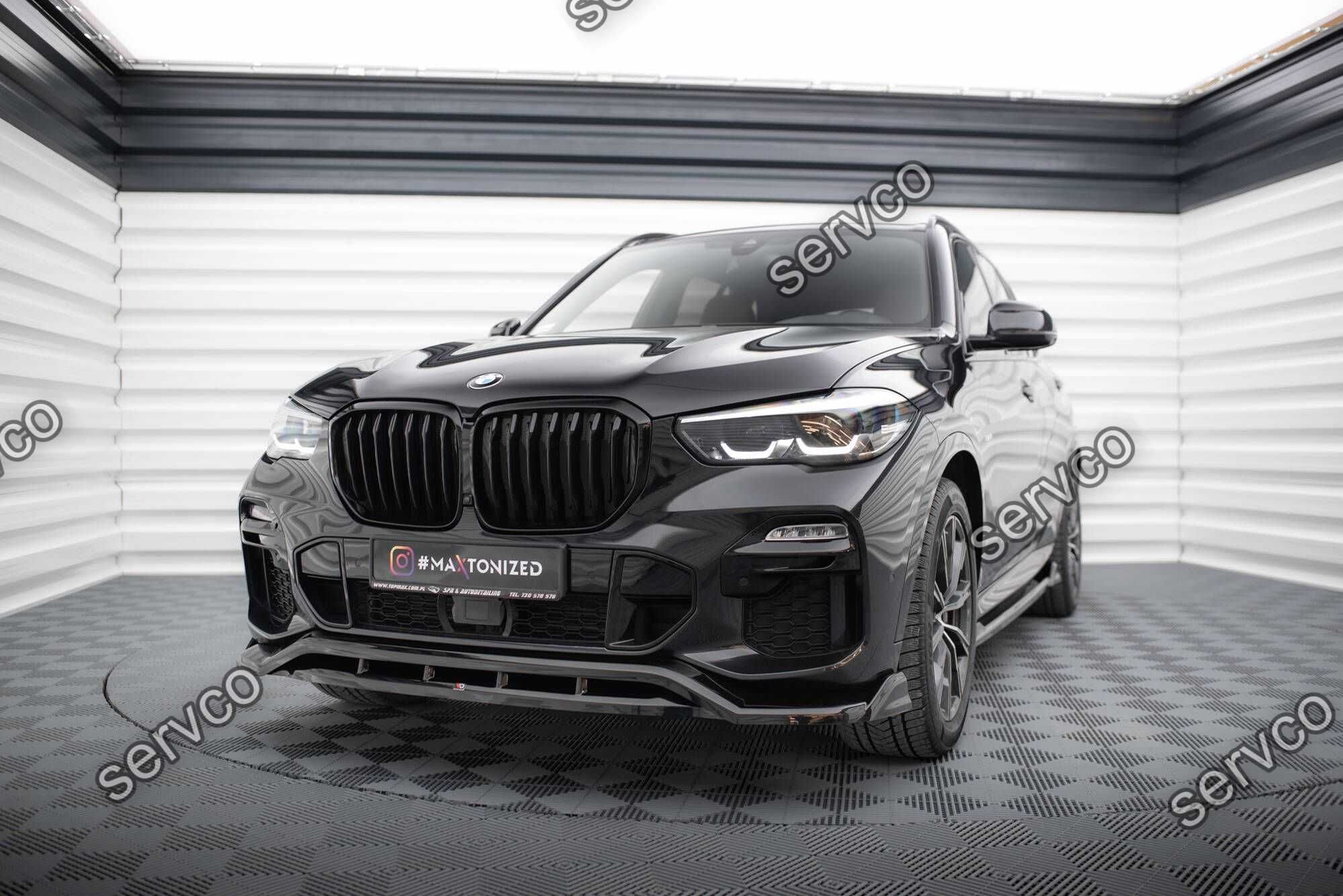 Prelungire bara fata Bmw X5 G05 M-Pachet 2018-2023 v2 - Maxton Design