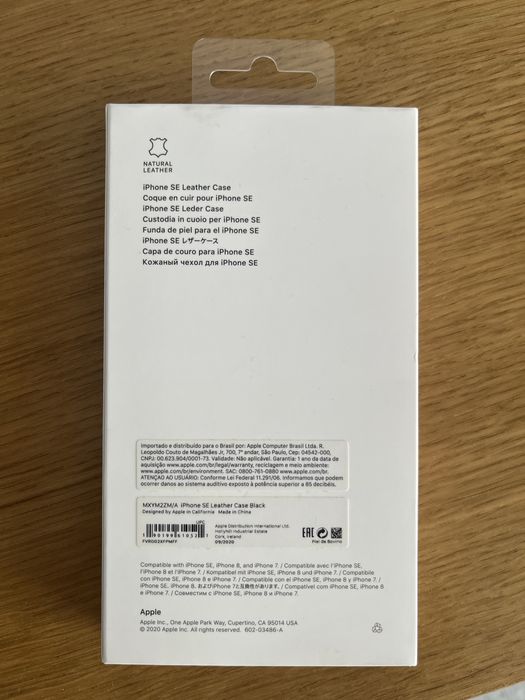 Husa piele naturala Iphone SE, originala