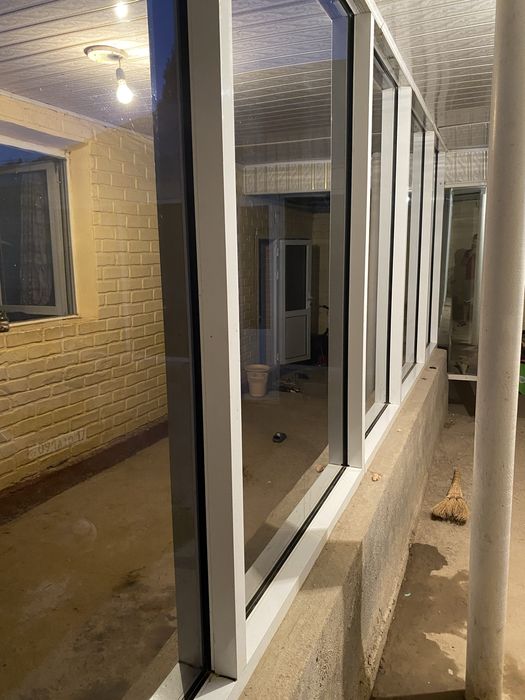 Витраж фасадный для дома и бизне помешение