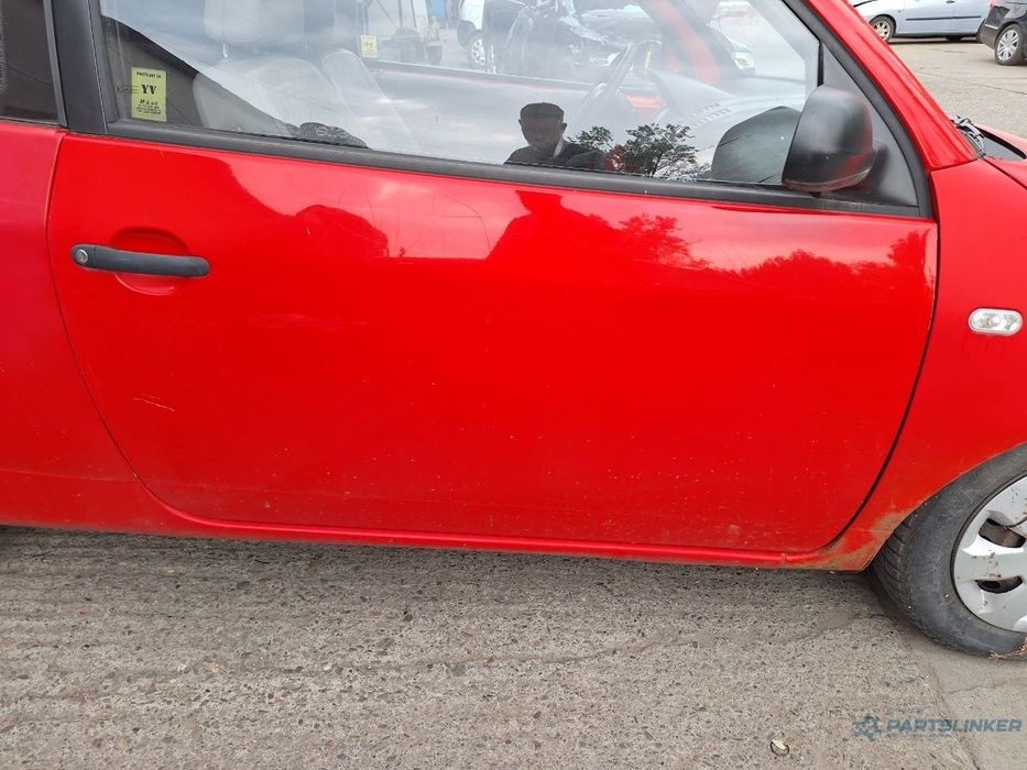 Usa portiera fata dreapta VOLKSWAGEN LUPO 6X1, 6E1 1998 - 2005 rosu LP3G