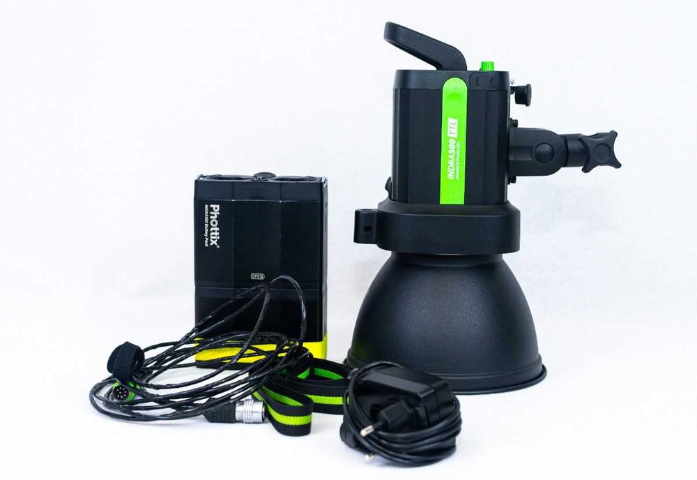 Blitz studio Phottix Indra 500 TTL pachet - portabil