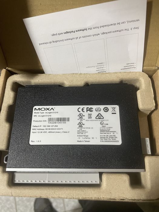 Moxa ioLogik E1210 — промышленный модуль ввода/вывода
