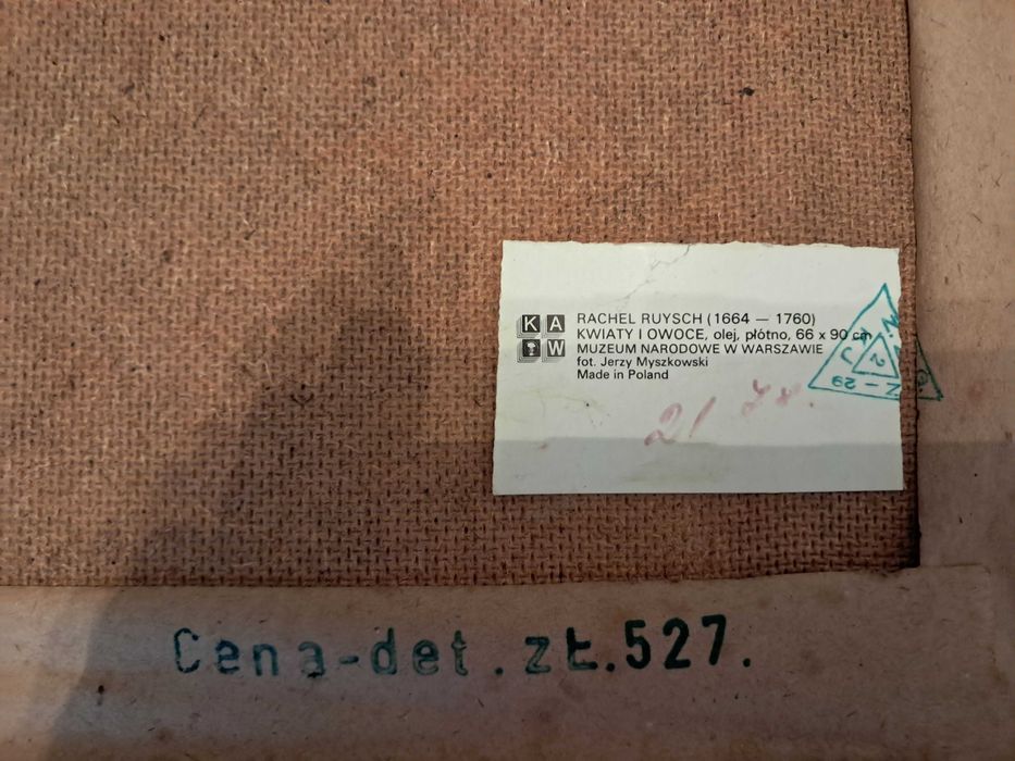 продавам картина натюрморт полша