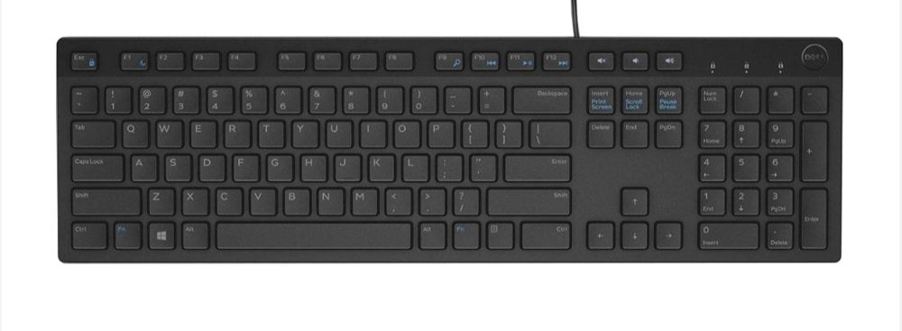 Tastatura Dell KB216 noua, cu fir USB, Negru