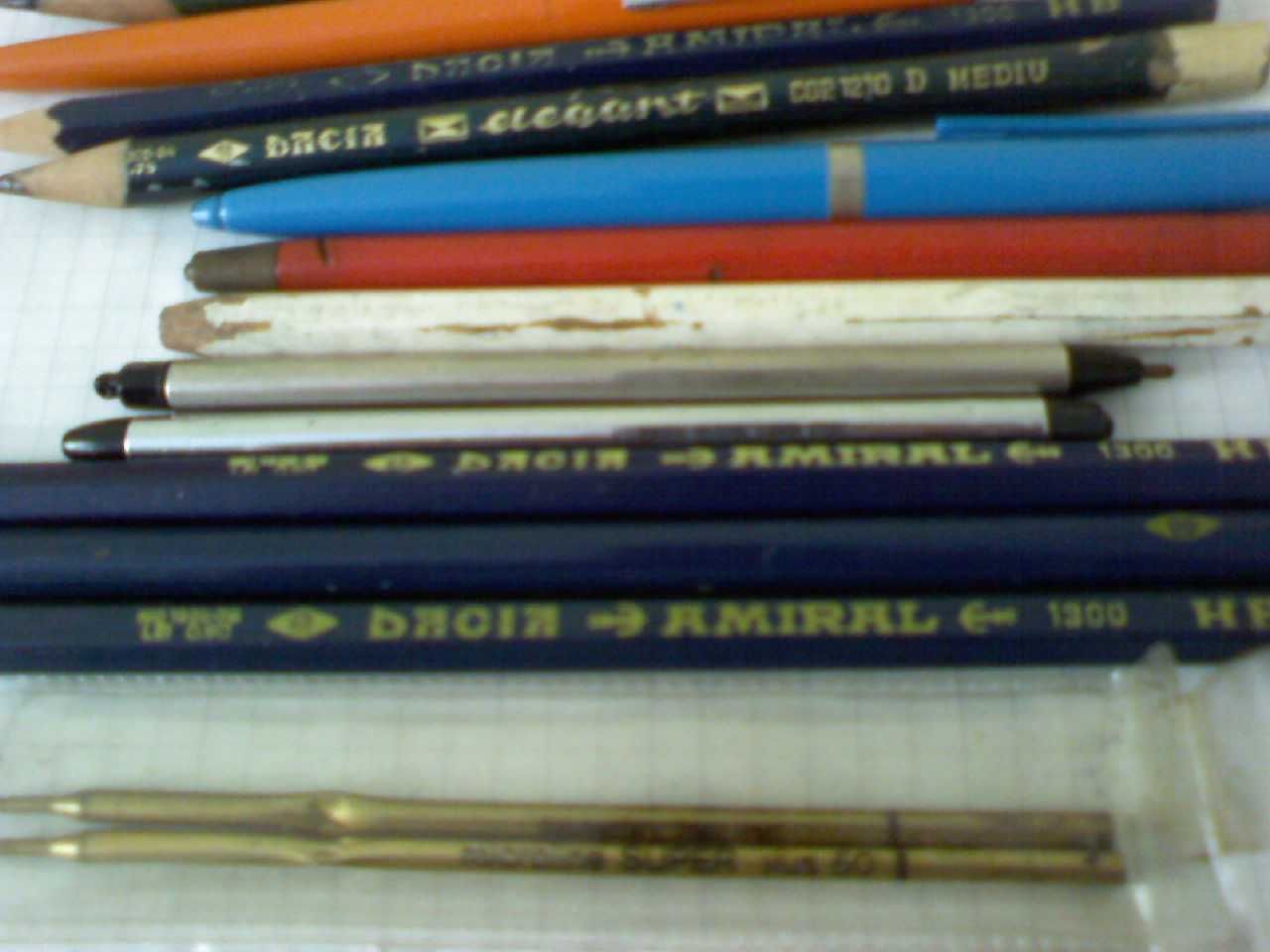 pix vintage creion/creioane vechi HB dacia extracolor amiral venus
