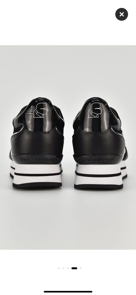 Vand papuci sport Karl Lagerfeld piele si piele lacuita