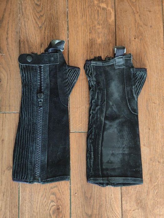 Каска, протектор, чапси и ръкавици за конна езда за дете 8 - 12 години