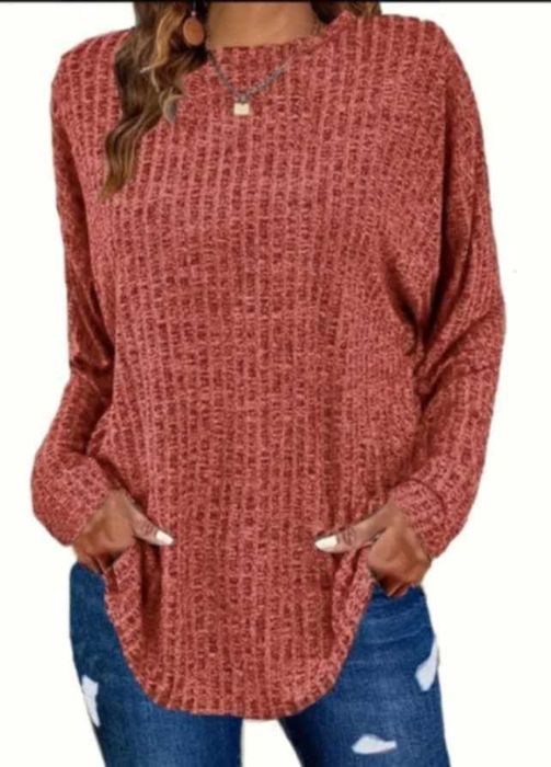 Дамска блуза с дълъг ръкав размер 3ХЛ нова