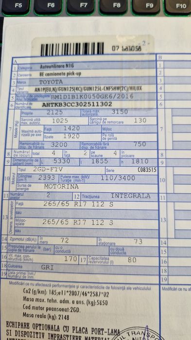 Toyota hilux extracab