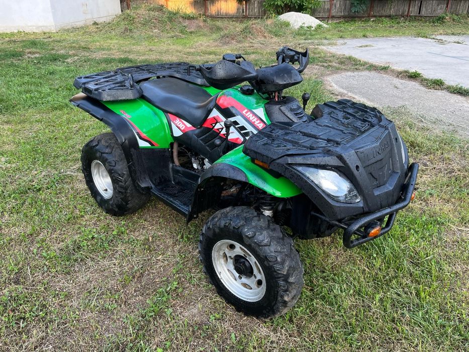 Atv linhai  aniversary 300cc 4x4 an fab 2008 înmatriculat poliție