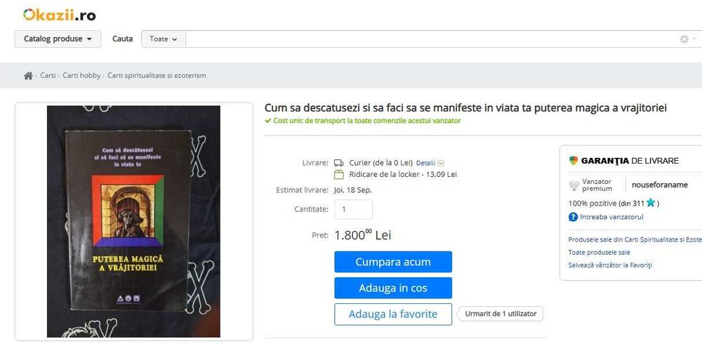 RARA, Carte de VRAJI, Puterea Magica a Vrajitoriei, Cum sa descatusezi
