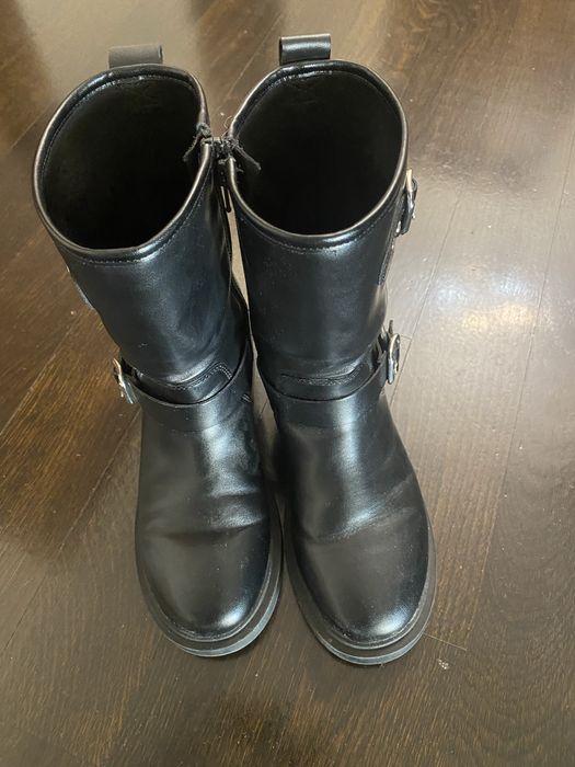 Cizme ZARA negre cu catarame 37