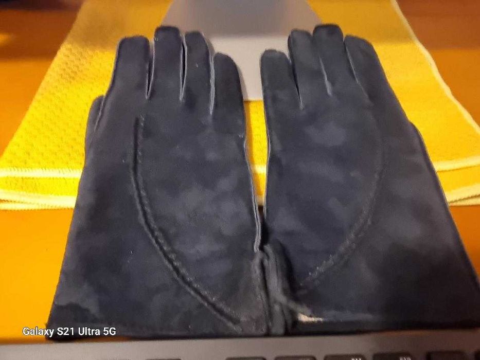 Manusi piele naturala pentru dama, marimea 7,5 noi, piele ultrafina.