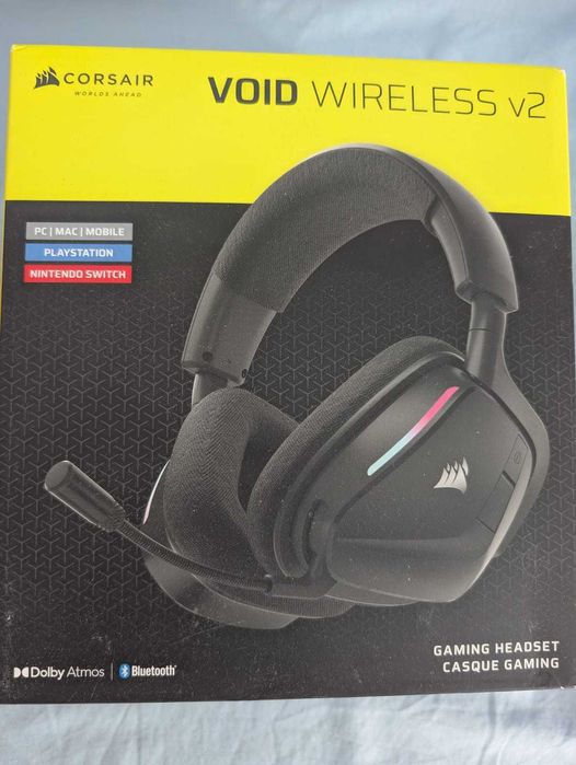 Casti Gaming Corsair Void Elite V2 Wireless 2.4 GHz Bluetooth USB