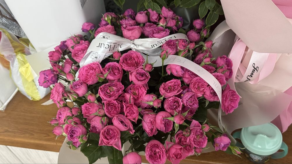 Букетик в корзиночке