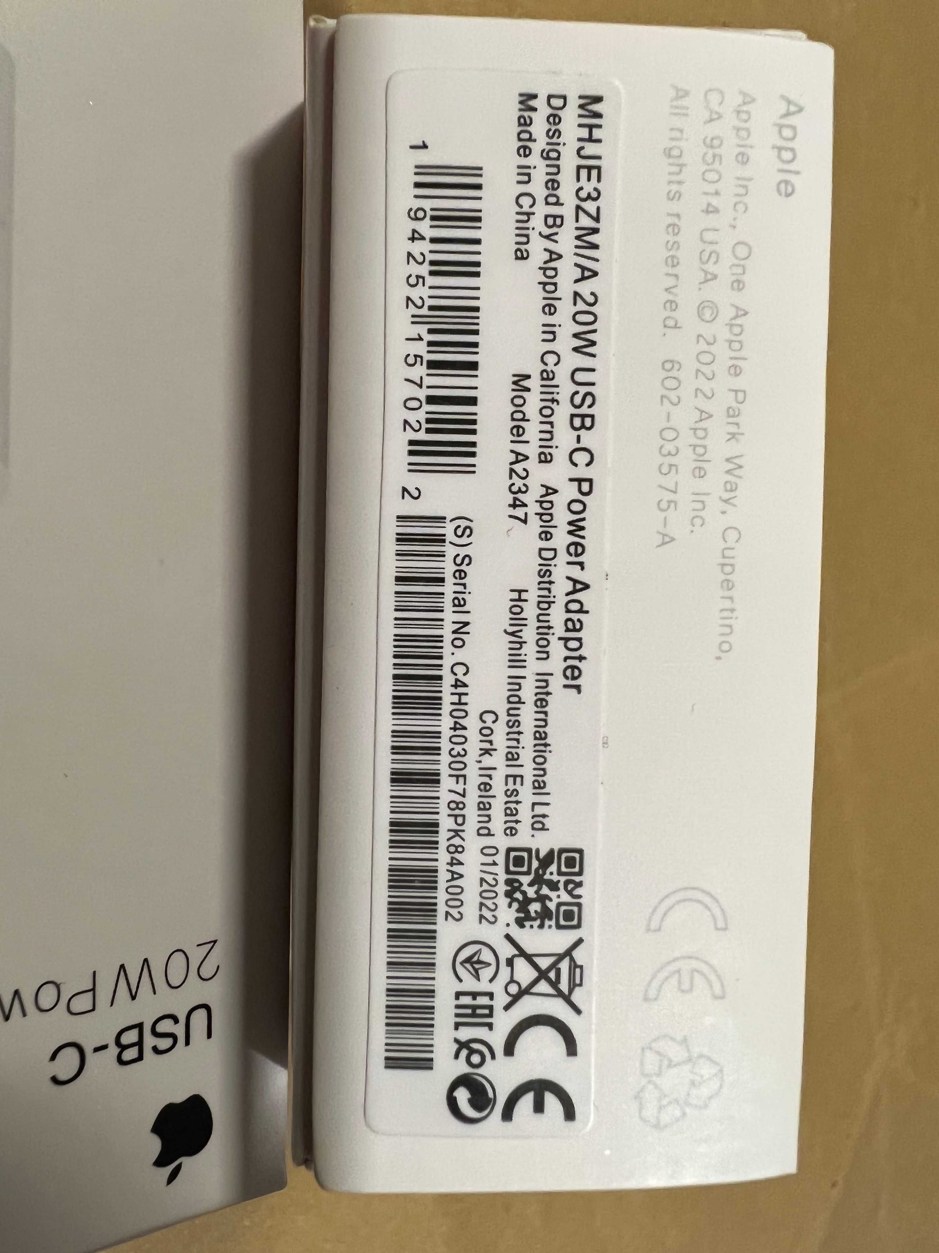 3 Adaptor Incarcator Cablu iPhone Fast Charger 20W