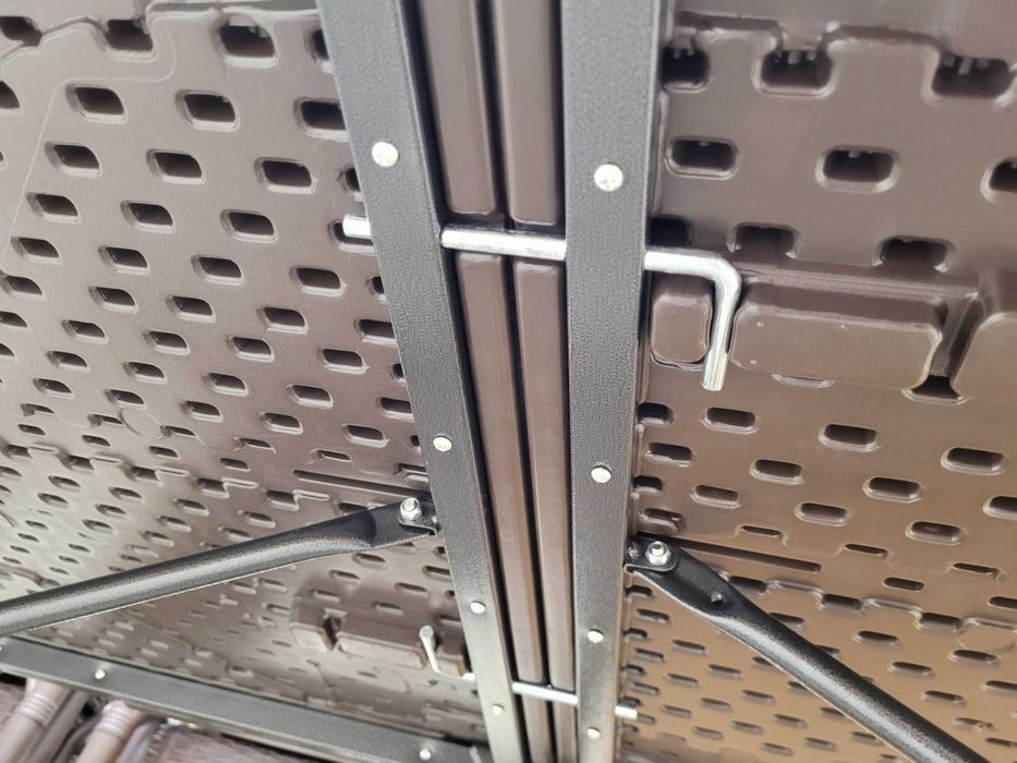 Vand Masa pliabila portabila Ratan Maro, 179x74x72 cm, NOU 299 Lei