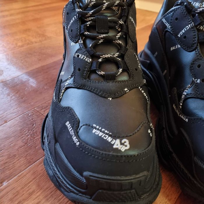 Balenciaga Triple S Black - Оригинални - Размер 43 - Отлично състояние