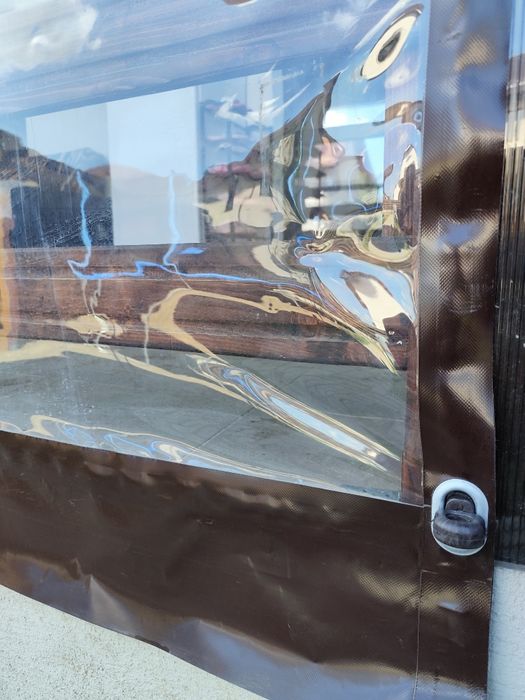 Folie transparenta terasa 2 buc a cate 200*210 cm