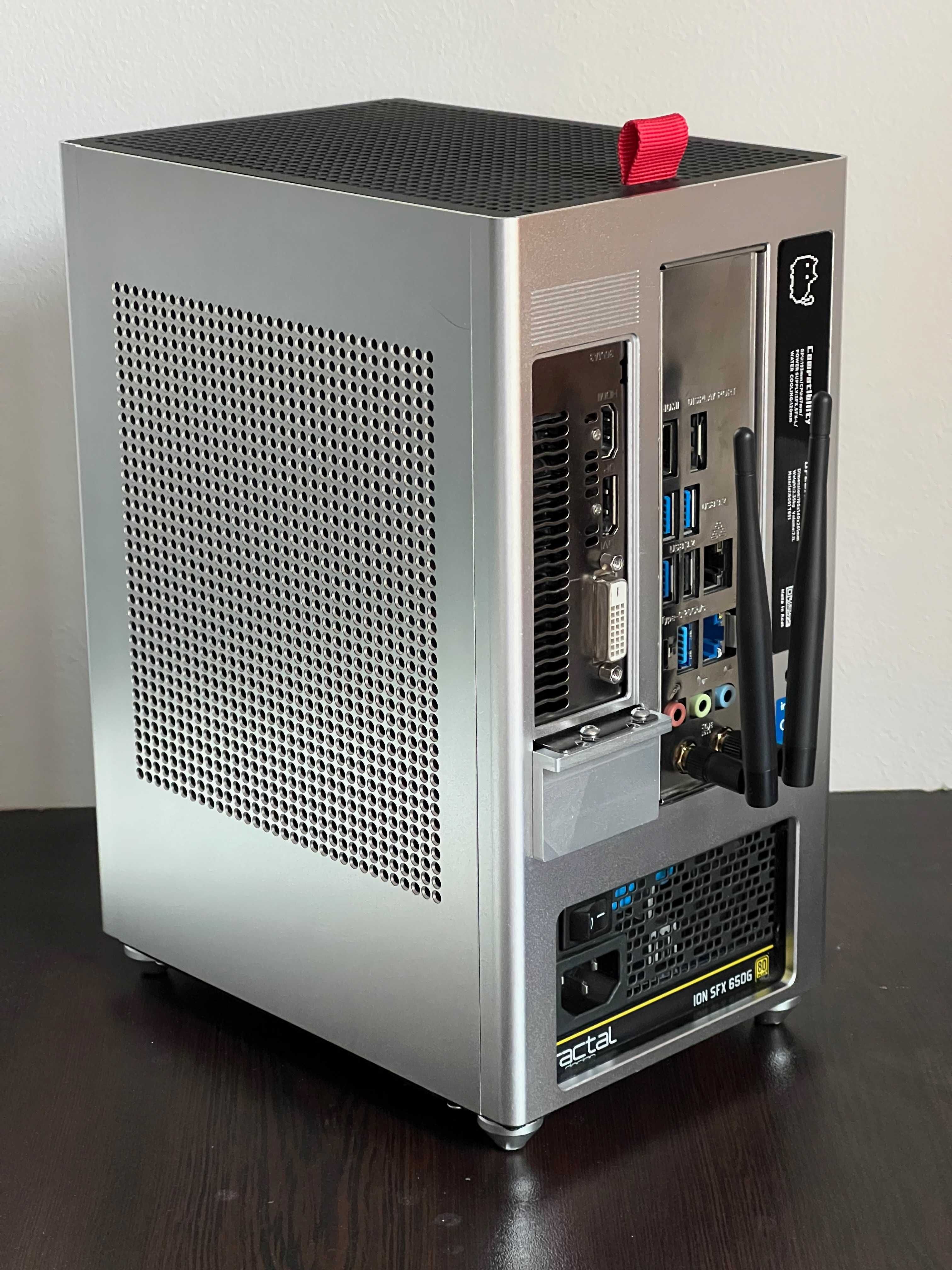 Компютър SFF ITX i5-11600k; Z590; 32GB DDR4; 512GB SSD; Radeon 5500XT