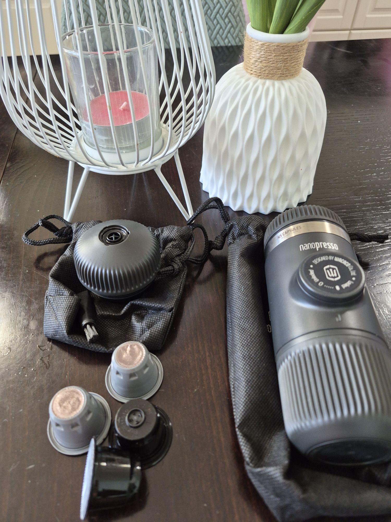 Преносима кафемашина – Wacaco® Nanopresso + Адаптер капсули NESPRESSO