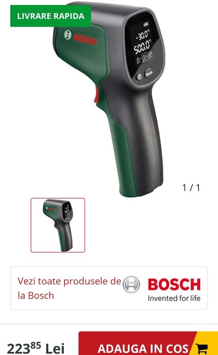 Termometru Bosch cu inflarosu