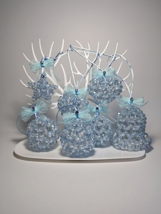 Новогодние елочные игрушки ручной работы