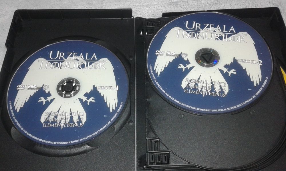 Urzeala Tronurilor - Game of Thrones Sezoanele 1 - 40 DVD sub. romana