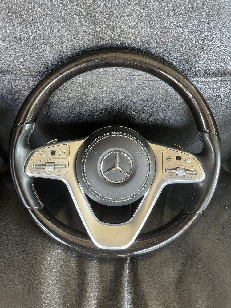 Оригинален Махагонов Волан с Airbag за Mercedes S class W222 Facelift