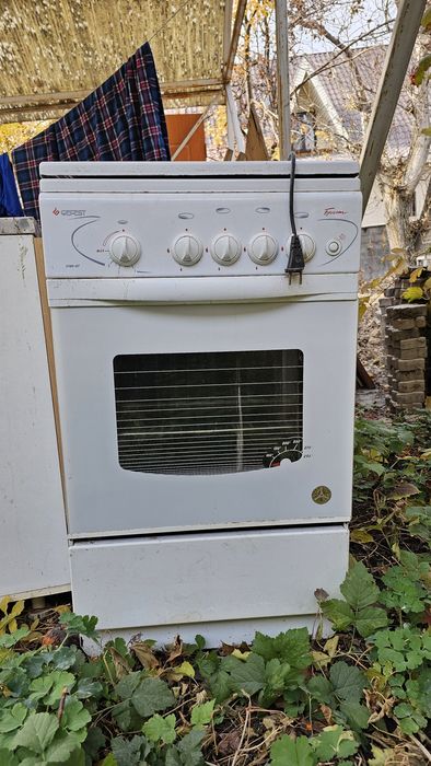 Газ плита в рабочем состоянии