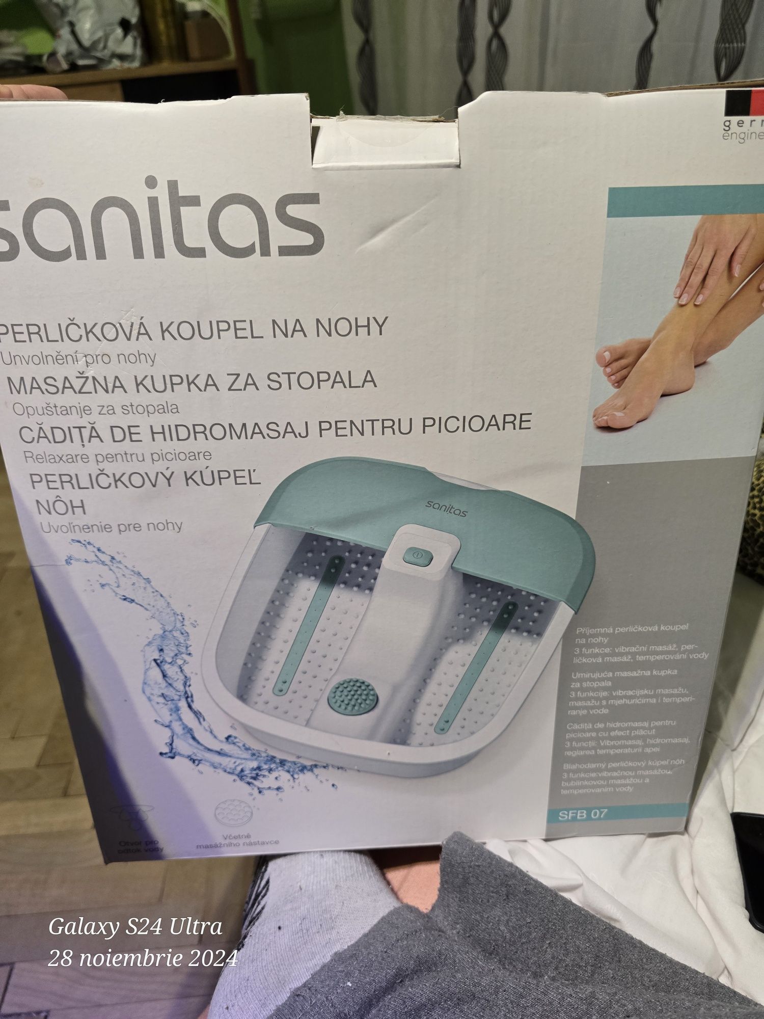 Cădiță hidromasaj picioare 100lei