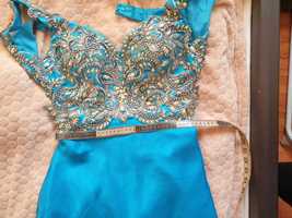 Дамска официална бална рокля/синя за бал или сватба