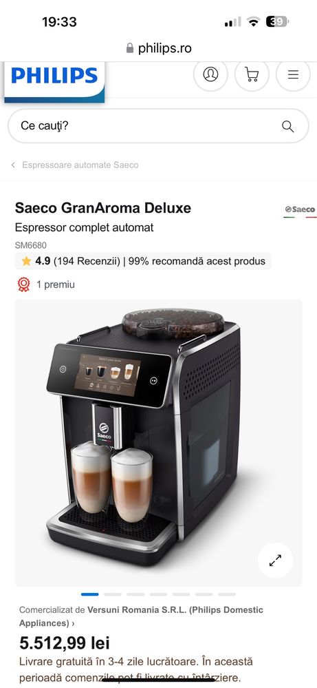 SAECO GranAroma Deluxe