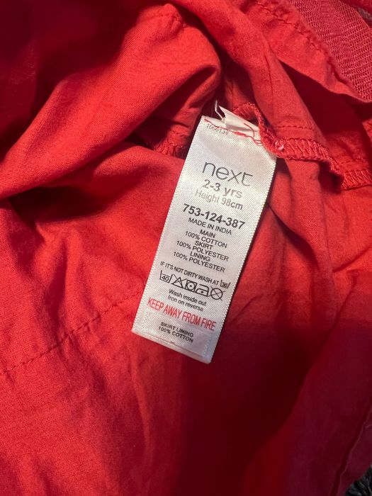 Коледна рокличка Next  2-3 години
