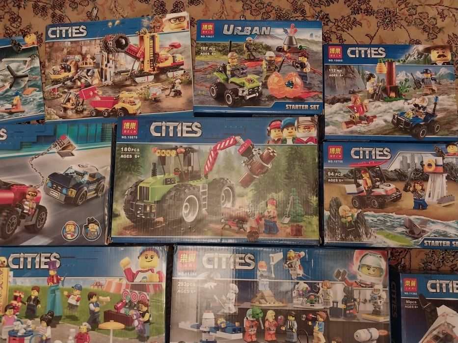 15 наборов лего аналог, цена за всё