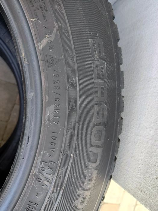 2 x Nokian seazonprof 225 65 17