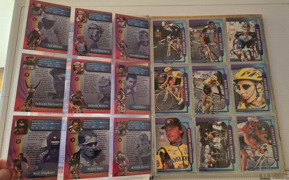 Album Cartonase Tour De France 1997 Eurostar Eurosport Panini Copii