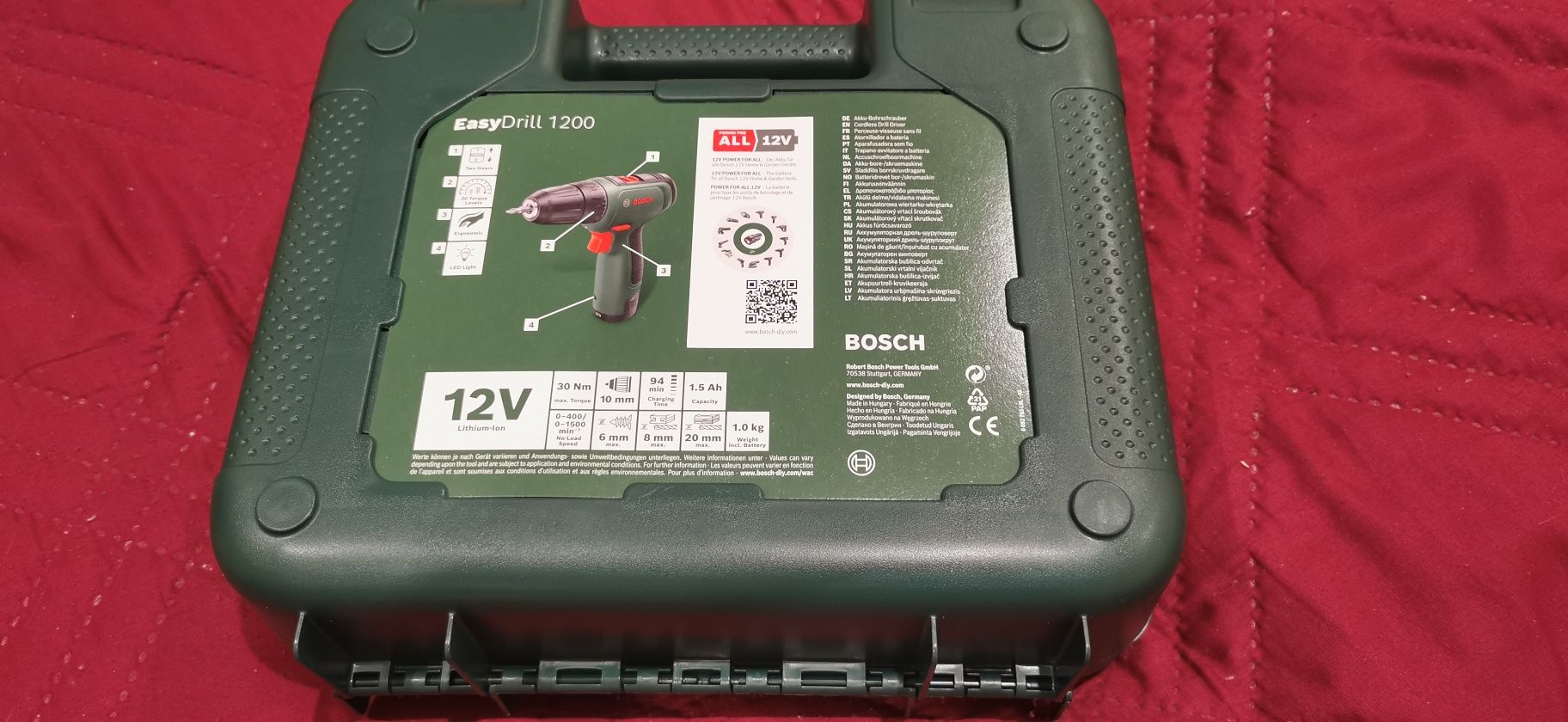 Промоция! Акумулаторен винтоверт Bosch Easydrill 1200