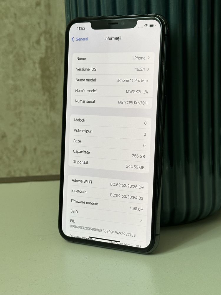 Complet original - iPhone 11 Pro Max - 256GB - Neverlocked