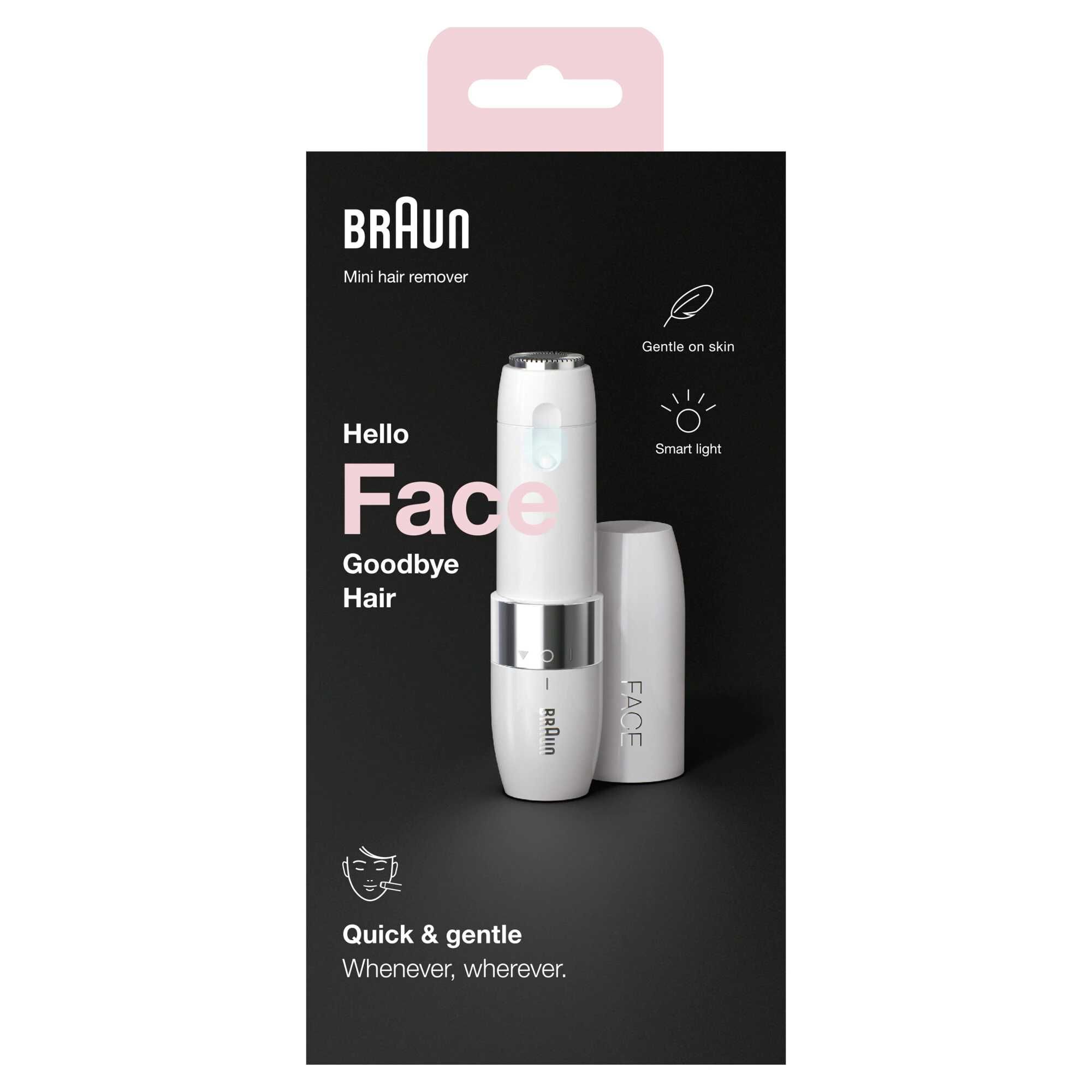 Mini aparat pentru indepartarea parului facial Braun FACE FS1000