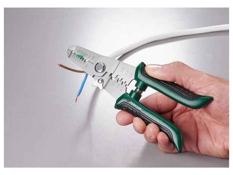 Clește profesional sertizare taiere electrician VDE Parkside stripper