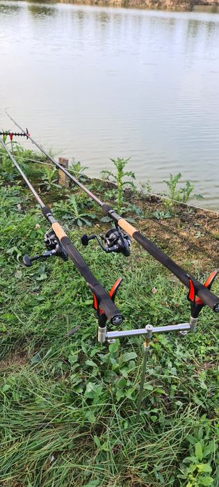 Lanseta Trabucco Proxima cu mulineta Daiwa Td Feeder