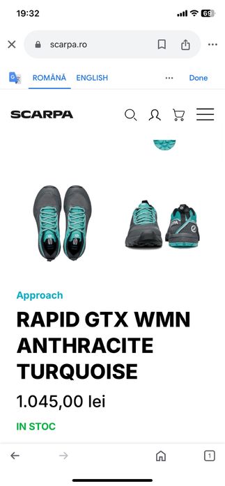 Scarpa Rapid GTX Vibram marimea 40