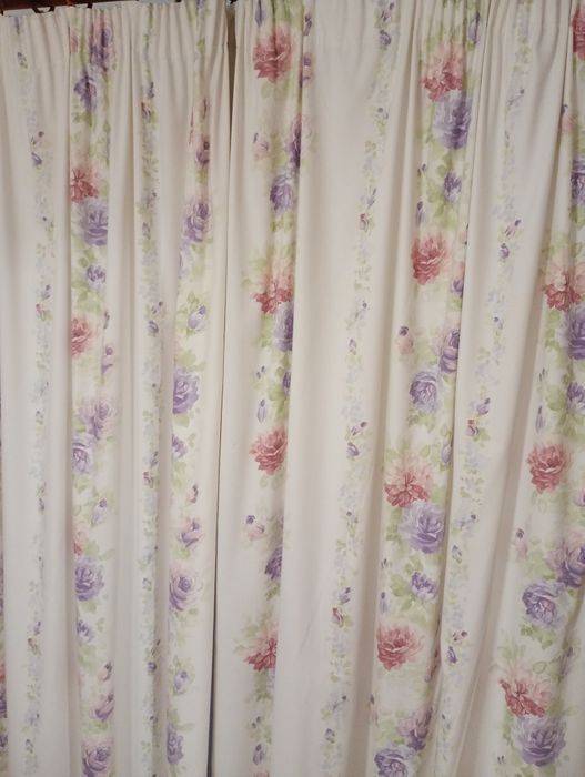 2 seturi draperii bumbac  crem