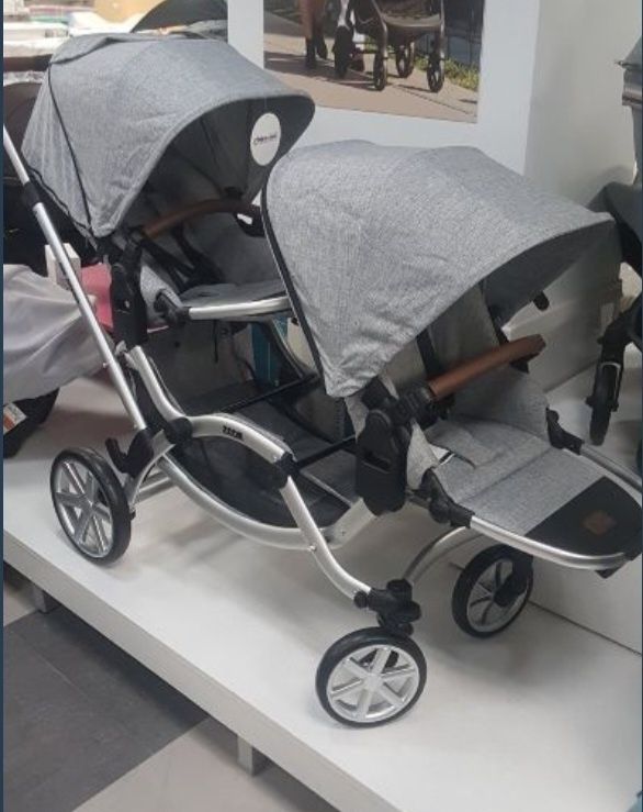 Бебешка количка за близнаци с нови седалки!