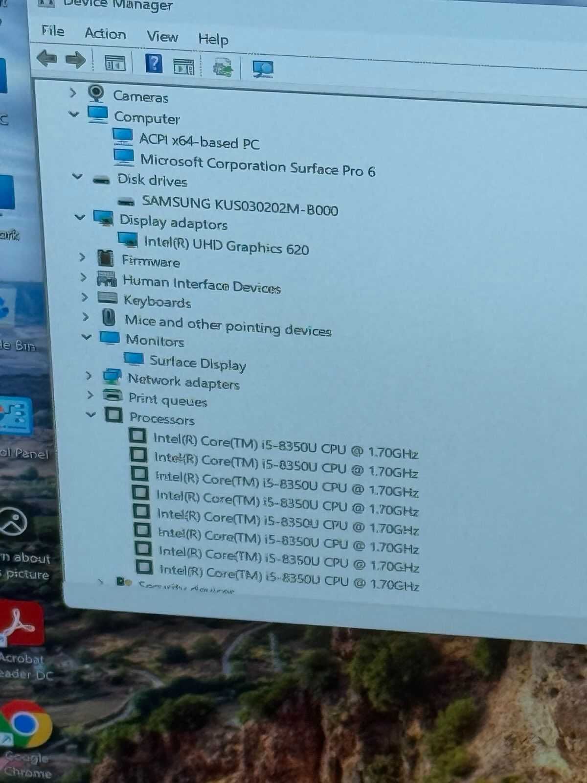 Microsoft Surface Pro 6 i5 8th/8RAM/256SSD